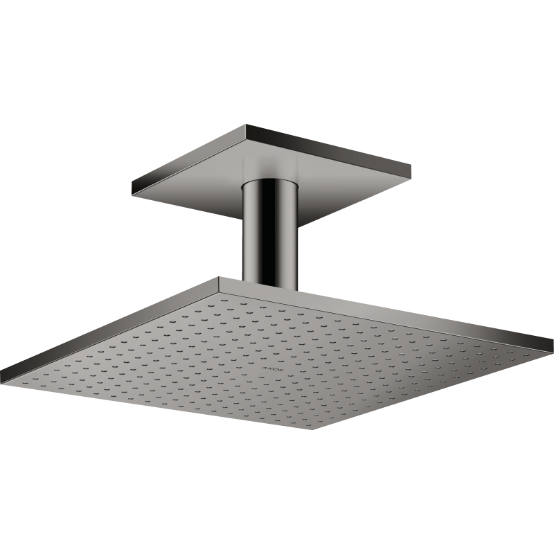 Głowica prysznicowa 300/300 2jet z przyłączem sufitowym Czarny Chrom Polerowany ShowerSolutions AXOR 35320330