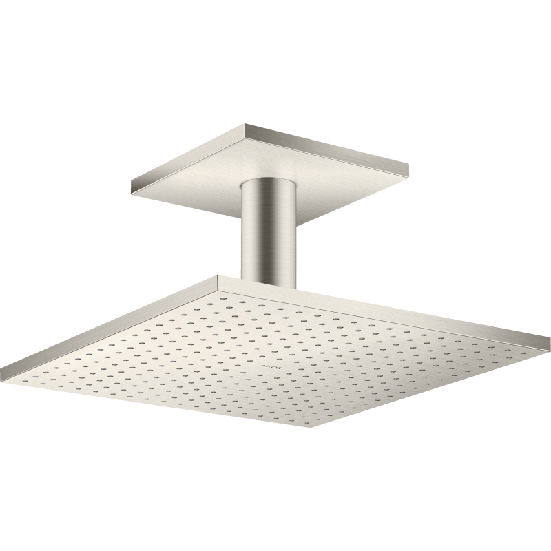 Głowica prysznicowa 300/300 2jet z przyłączem sufitowym Stal Szlachetna Optyczna ShowerSolutions AXOR 35320800
