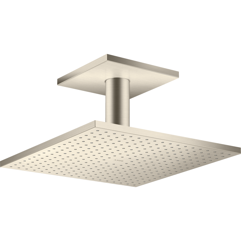 Głowica prysznicowa 300/300 2jet z przyłączem sufitowym Nikiel Szczotkowany ShowerSolutions AXOR 35320820