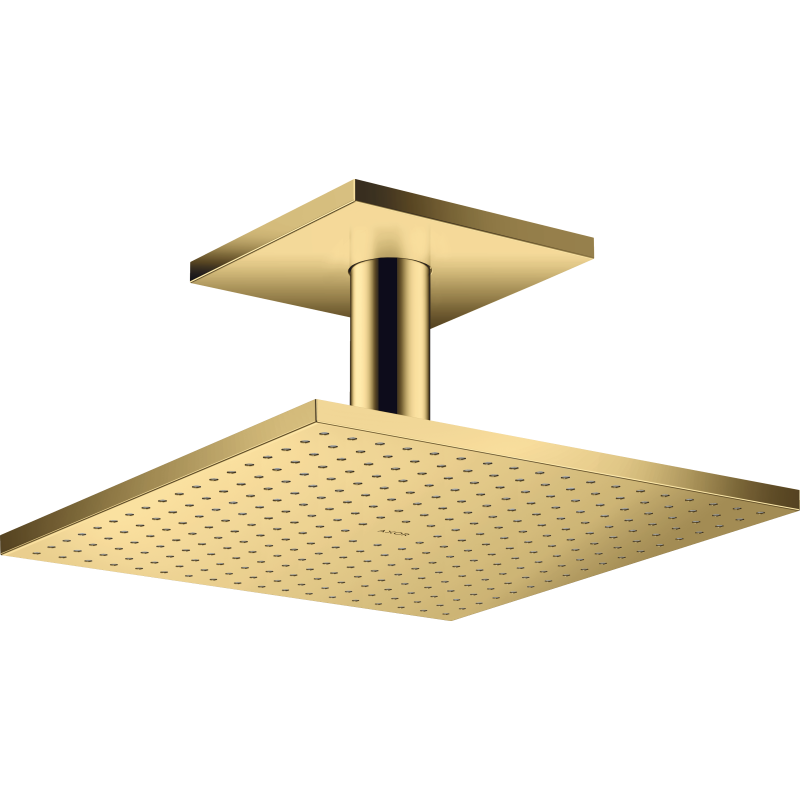 Głowica prysznicowa 300/300 2jet z przyłączem sufitowym Złoty Optyczny Polerowany ShowerSolutions AXOR 35320990