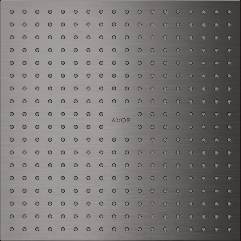 Głowica prysznicowa 300/300 2jet do montażu w suficie Czarny Chrom Szczotkowany ShowerSolutions AXOR 35321340