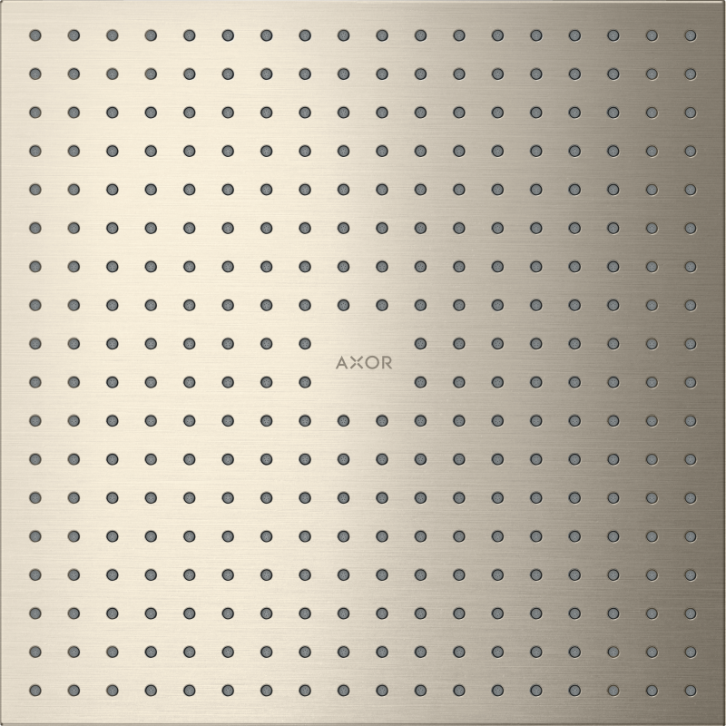 Głowica prysznicowa 300/300 2jet do montażu w suficie Nikiel Szczotkowany ShowerSolutions AXOR 35321820