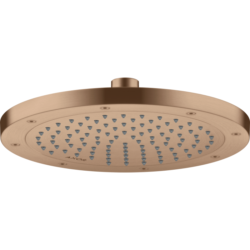 Głowica prysznicowa 245 1jet Czerwony Złoty Szczotkowany ShowerSolutions AXOR 35380310