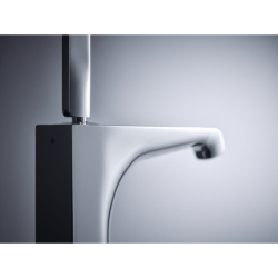 Jednouchwytowa bateria umywalkowa 130 z uchwytem Pin i kompletem odpływowym z cięgłem Chrom Citterio E AXOR 36100000