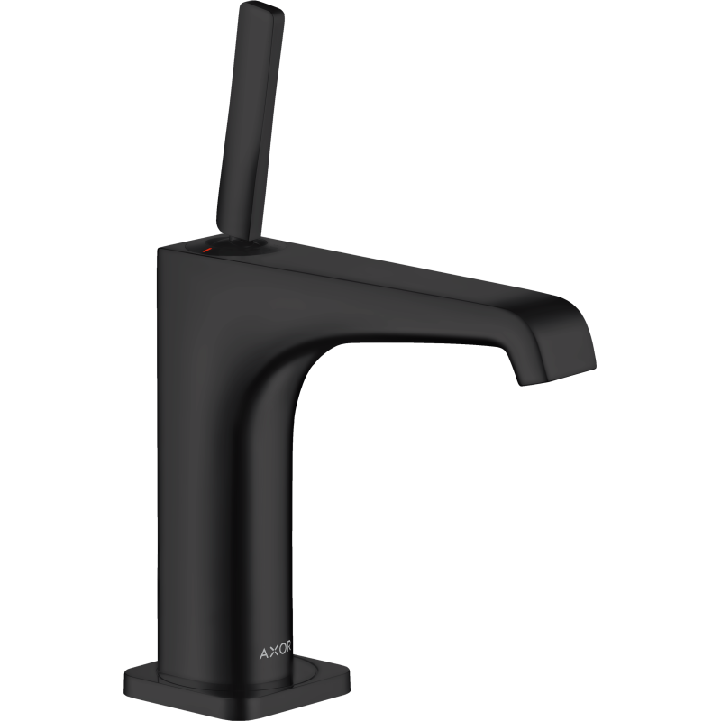 Jednouchwytowa bateria umywalkowa 130 z uchwytem Pin i niezamykanym kompletem odpływowym Czarny Matowy Citterio E AXOR 36101670