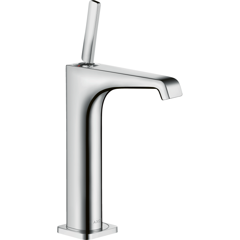 Bateria umywalkowa 190 do umywalek nablatowych z uchwytem Pin i niezamykanym kpl odpływowym Chrom Citterio E AXOR 36103000