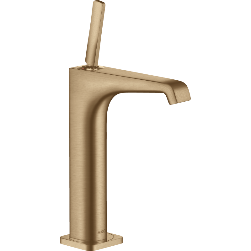 Bateria umyw. 190 do umyw nablat z uchwytem Pin i niezamykanym kpl odpływowym Brąz Szczotkowany Citterio E AXOR 36103140