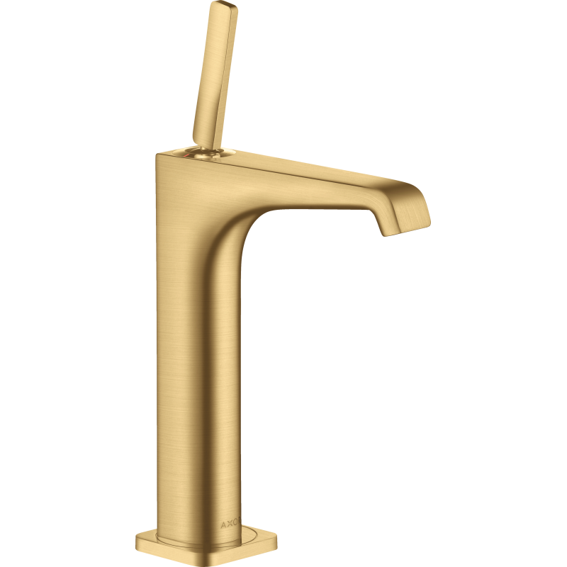 Bateria umyw. 190 do umyw nablat z uchwytem Pin i niezamykanym kpl odpływowym Złoty Optyczny brushed Citterio E AXOR 36103250