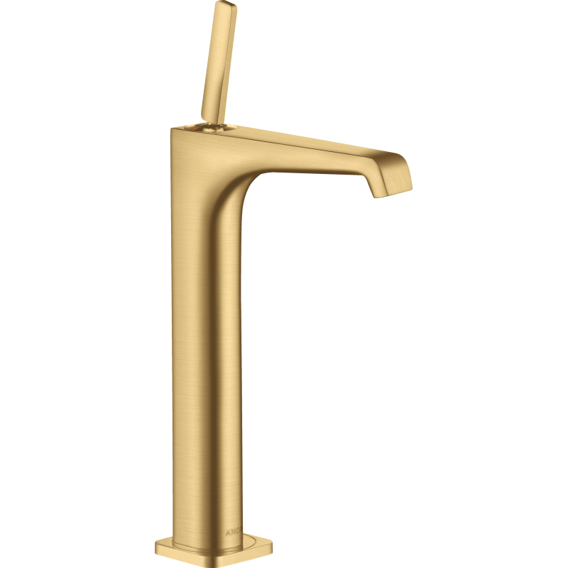 Bateria umyw. 250 do umyw nablat z uchwytem Pin i niezamykanym kpl odpływowym Złoty Optyczny brushed Citterio E AXOR 36104250