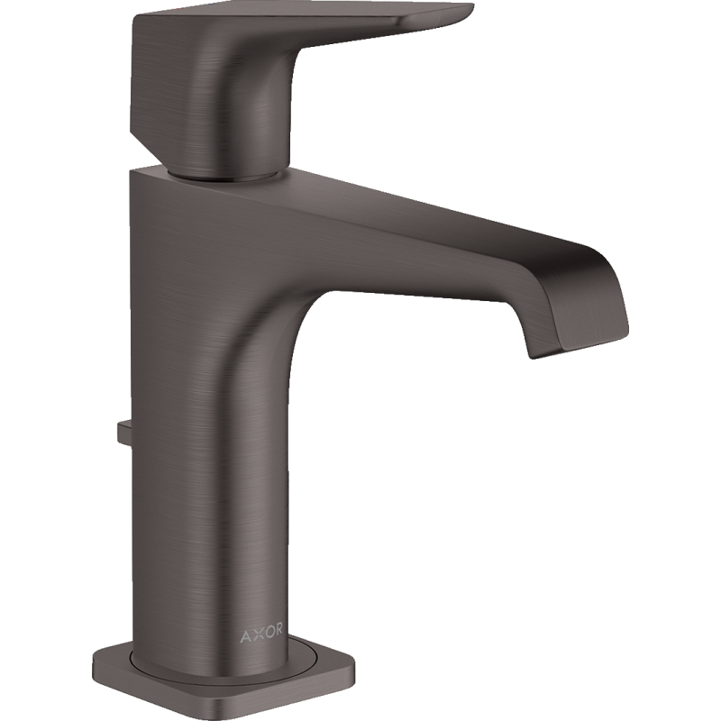 Jednouchwytowa bateria umywalkowa 130 z kompletem odpływowym z cięgłem Czarny Chrom Szczotkowany Citterio E AXOR 36110340