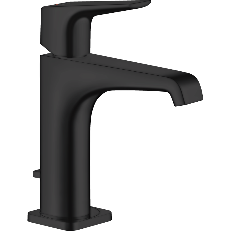 Jednouchwytowa bateria umywalkowa 130 z kompletem odpływowym z cięgłem Czarny Matowy Citterio E AXOR 36110670