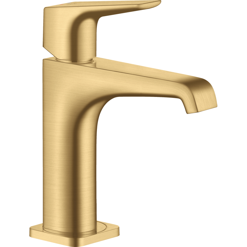 Jednouchwytowa bateria umywalkowa 130 z niezamykanym kompletem odpływowym Złoty Optyczny Szczotkowany Citterio E AXOR 36111250