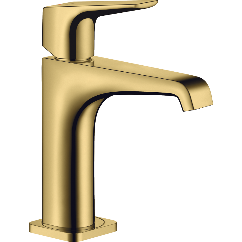 Jednouchwytowa bateria umywalkowa 130 z niezamykanym kompletem odpływowym Złoty Optyczny Polerowany Citterio E AXOR 36111990