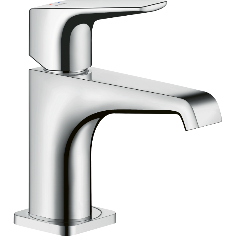 Bateria umywalkowa 90 do małych umywalek z niezamykanym kpl odpływowym Stal Szlachetna Optyczna Citterio E AXOR 36112800