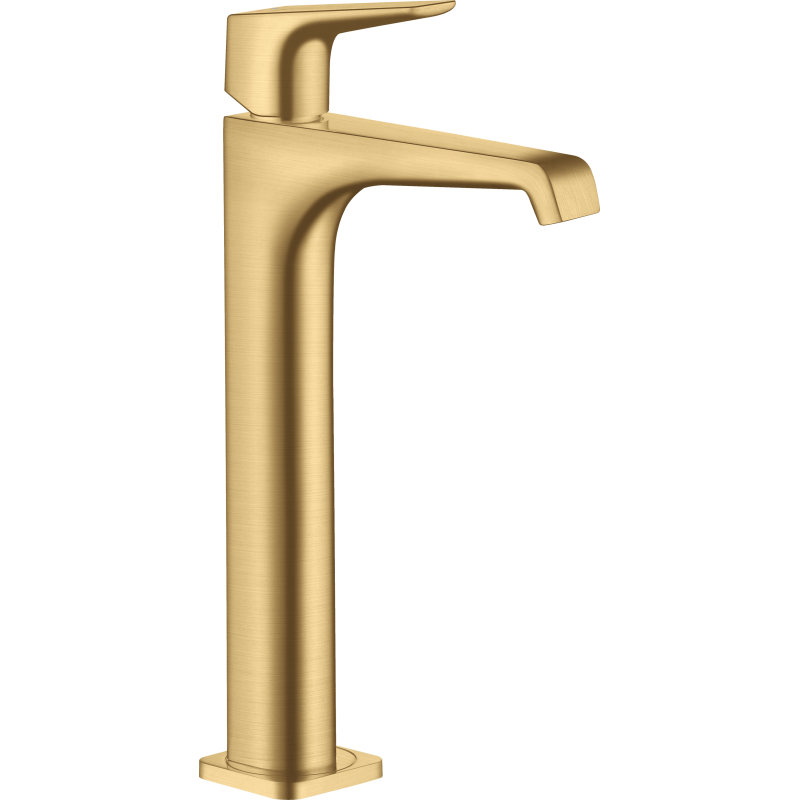 Bateria umyw. 250 do umywalek nablatowych z niezamykanym kpl odpływowym Złoty Optyczny Szczotkowany Citterio E AXOR 36113250