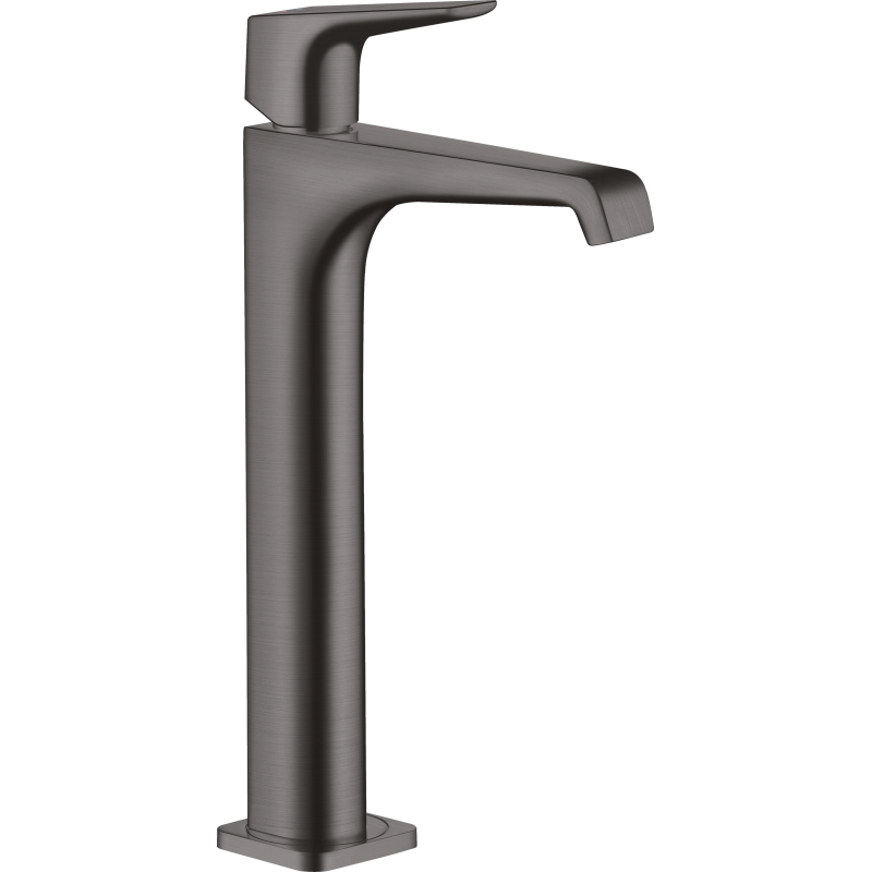 Bateria umywalkowa 250 do umywalek nablatowych z niezamykanym kpl odpływowym Czarny Chrom Szczotkowany Citterio E AXOR 36113340