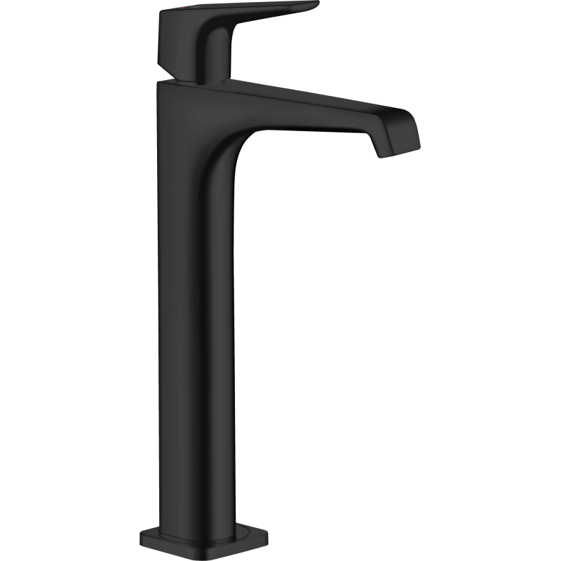 Bateria umywalkowa 250 do umywalek nablatowych z niezamykanym kpl odpływowym Czarny Matowy Citterio E AXOR 36113670