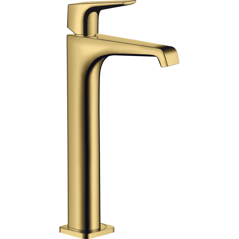 Bateria umywalkowa 250 do umywalek nablatowych z niezamykanym kpl odpływowym Złoty Optyczny Polerowany Citterio E AXOR 36113990