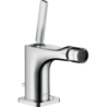 Jednouchwytowa bateria bidetowa z uchwytem Pin i kompletem odpływowym z cięgłem Chrom Polerowany Citterio E AXOR 36120020