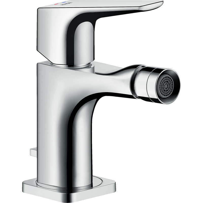 Jednouchwytowa bateria bidetowa z kompletem odpływowym z cięgłem Chrom Citterio E AXOR 36121000