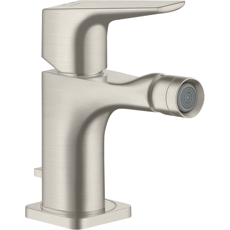Jednouchwytowa bateria bidetowa z kompletem odpływowym z cięgłem Stal Szlachetna Optyczna Citterio E AXOR 36121800