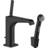 Bateria umywalkowa 130 z główką Bidette i wężem 160 cm, kpl odpływowy Push-Open Czarny Matowy Citterio E AXOR 36130670