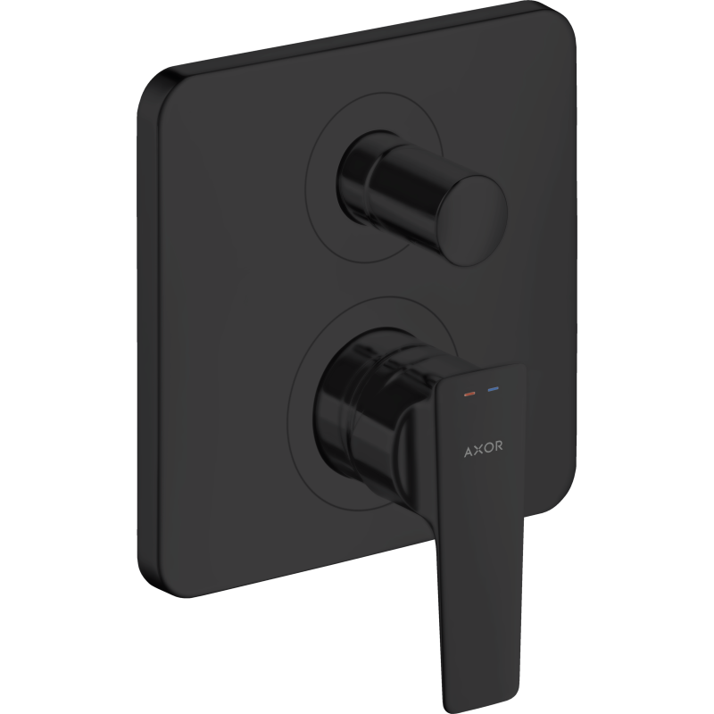 Jednouchwytowa bateria wannowa, podtynkowa Czarny Matowy Citterio E AXOR 36455670