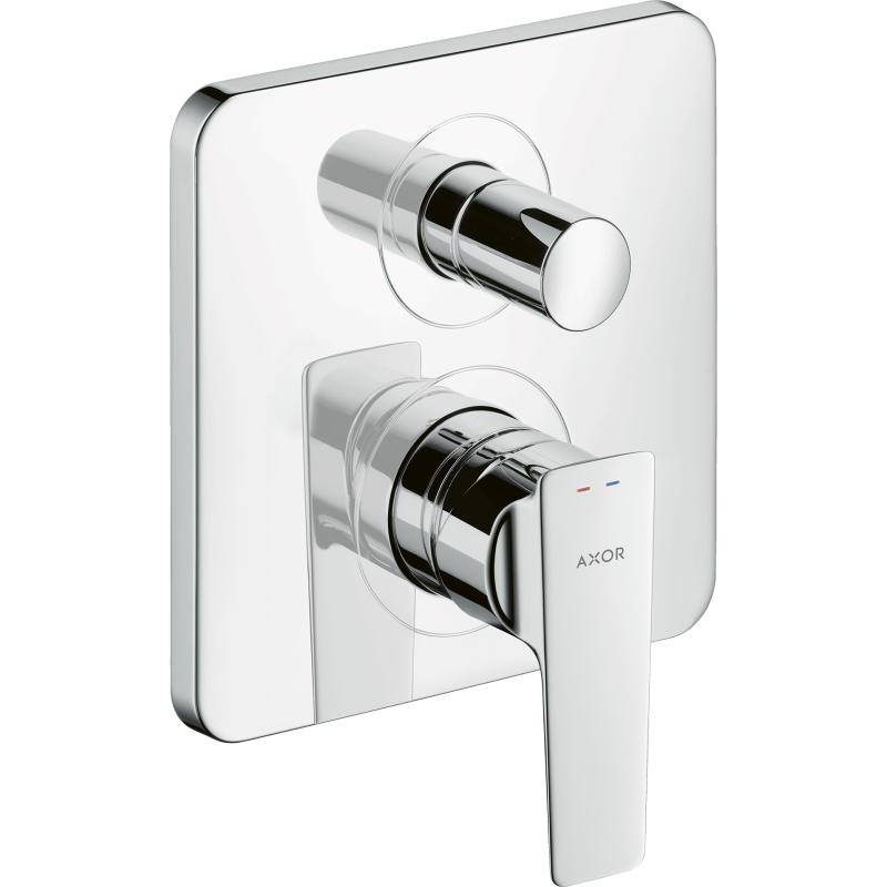 Jednouchwytowa bateria wannowa, podtynkowa Czerwony Złoty Polerowany Citterio E AXOR 36457300