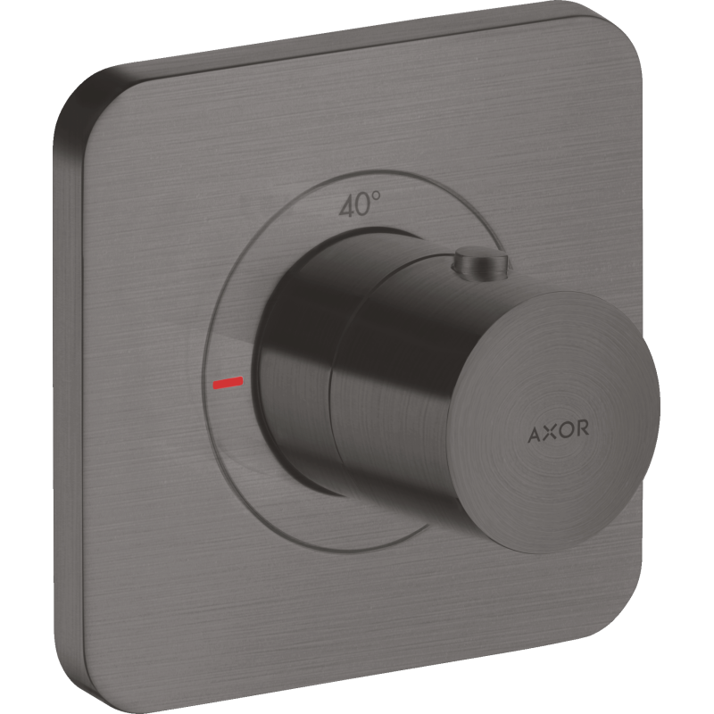 Bateria termostatyczna 120/120, podtynkowa Czarny Chrom Szczotkowany Citterio E AXOR 36702340