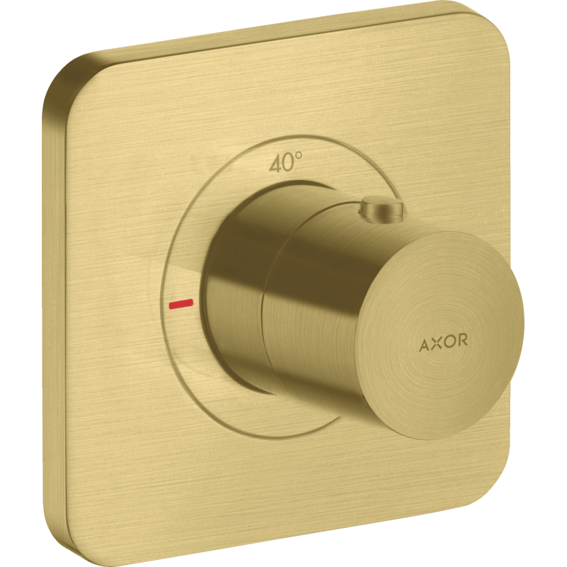 Bateria termostatyczna 120/120, podtynkowa Mosiądz Szczotkowany Citterio E AXOR 36702950