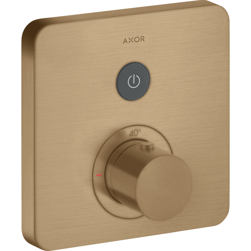 Bateria termostatyczna do 1 odbiornika, softsquare, podtynkowa Brąz Szczotkowany ShowerSelect AXOR 36705140