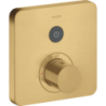 Bateria termostatyczna do 1 odbiornika, softsquare, podtynkowa Złoty Optyczny Szczotkowany ShowerSelect AXOR 36705250