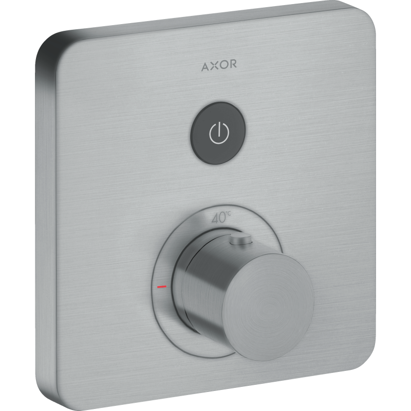 Bateria termostatyczna do 1 odbiornika, softsquare, podtynkowa Chrom Szczotkowany ShowerSelect AXOR 36705260