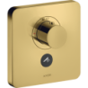 Bateria termo. HighFlow do 1 odbiornika z dodatkowym wyjściem, softsquare, podtynkowa Złoty poler ShowerSelect AXOR 36706990