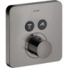 Bateria termostatyczna do 2 odbiorników, softsquare, podtynkowa Czarny Chrom Polerowany ShowerSolutions AXOR 36707330