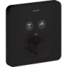 Bateria termostatyczna do 2 odbiorników, softsquare, podtynkowa Czarny Matowy ShowerSolutions AXOR 36707670