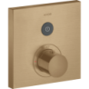 Bateria termostatyczna do 1 odbiornika, kwadratowa, podtynkowa Brąz Szczotkowany ShowerSelect AXOR 36714140
