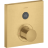 Bateria termostatyczna do 1 odbiornika, kwadratowa, podtynkowa Złoty Optyczny Szczotkowany ShowerSelect AXOR 36714250