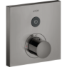 Bateria termostatyczna do 1 odbiornika, kwadratowa, podtynkowa Czarny Chrom Polerowany ShowerSelect AXOR 36714330