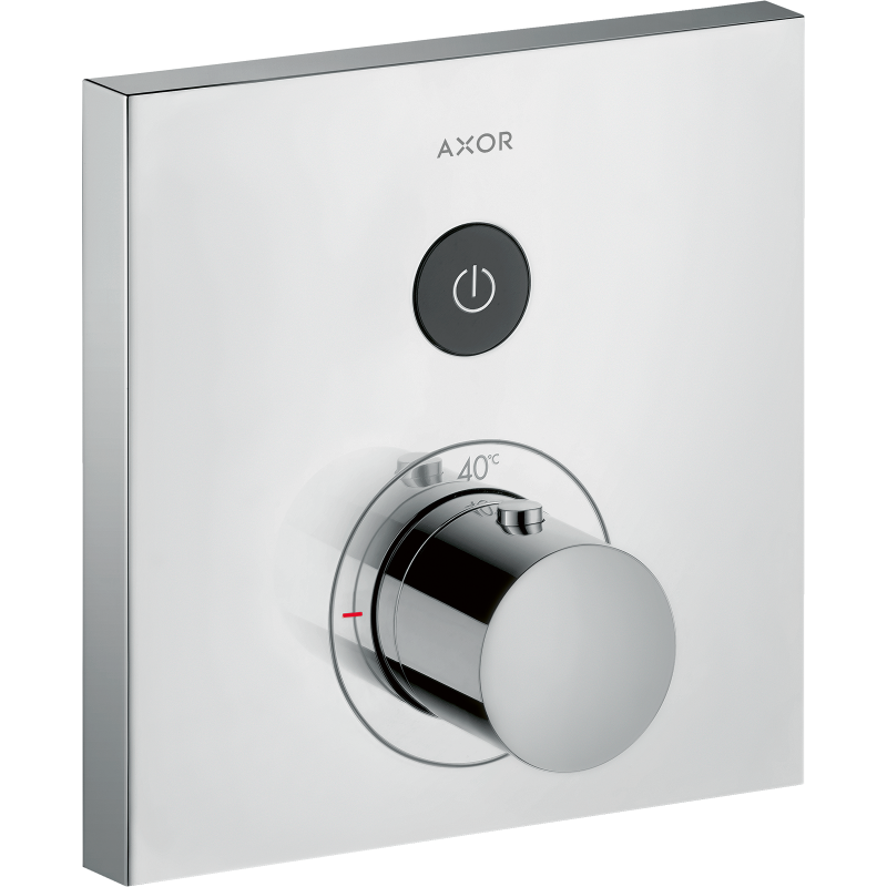 Bateria termostatyczna do 1 odbiornika, kwadratowa, podtynkowa Stal Szlachetna Optyczna ShowerSelect AXOR 36714800