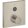 Bateria termostatyczna do 1 odbiornika, kwadratowa, podtynkowa Nikiel Szczotkowany ShowerSelect AXOR 36714820