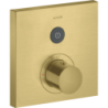 Bateria termostatyczna do 1 odbiornika, kwadratowa, podtynkowa Mosiądz Szczotkowany ShowerSelect AXOR 36714950