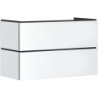 Szafka pod umywalkę wiszącą z 2 szufladami PushOpen 980/470 Biały Matowy Xilesa E HANSGROHE 54297700