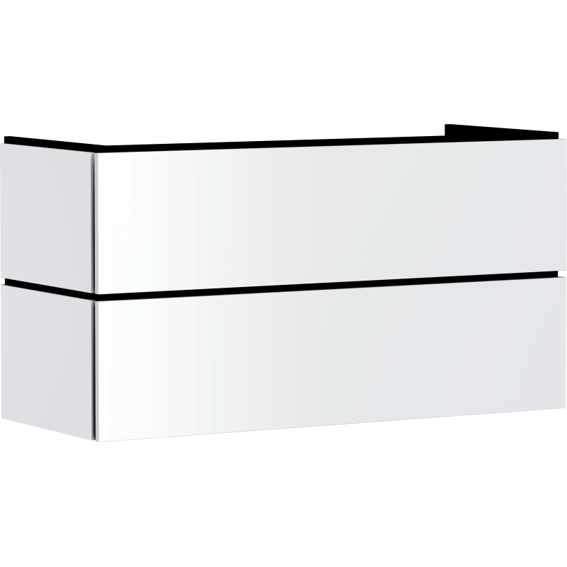 Szafka pod umywalkę wiszącą z 2 szufladami PushOpen 1180/470 Biały Matowy Xilesa E HANSGROHE 54298700