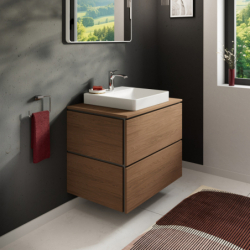 Szafka pod szlifowaną umywalkę wpuszczaną w blat/nablatową z 2 szufladami PushOpen 780/550 null Xilesa E HANSGROHE 54300550