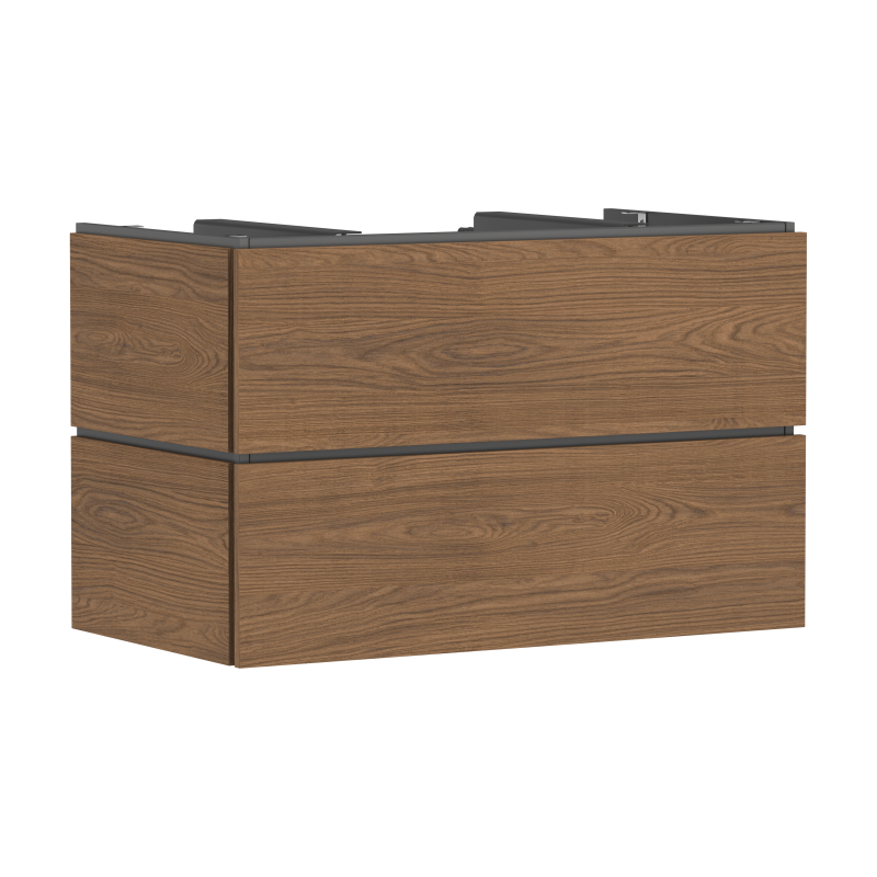 Szafka pod szlifowaną umywalkę wpuszczaną w blat/nablatową z 2 szufladami 980/550 null Xilesa E HANSGROHE 54301550