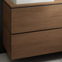 Szafka pod szlifowaną umywalkę wpuszczaną w blat/nablatową z 2 szufladami 980/550 null Xilesa E HANSGROHE 54301550