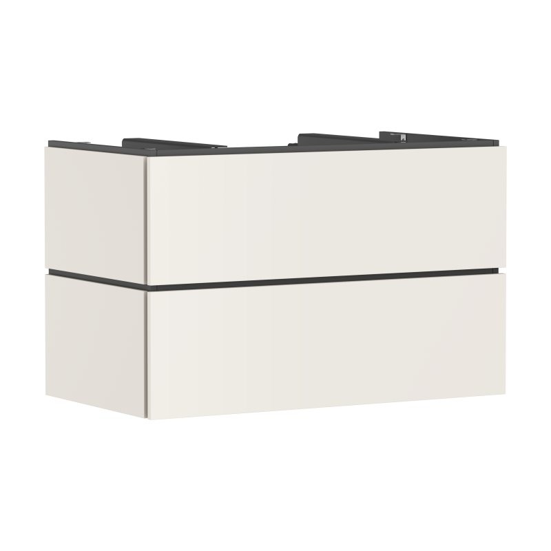 Szafka pod umywalkę wpuszczaną w blat/nablatową z 2 szufladami 980/550 Piaskowy Beż Matowy Xilesa E HANSGROHE 54301780