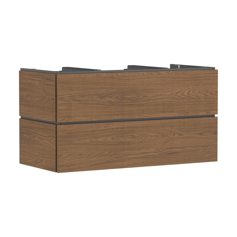 Szafka pod szlifowaną umywalkę wpuszczaną w blat/nablatową z 2 szufladami 1180/550 null Xilesa E HANSGROHE 54303550