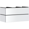 Szafka pod umywalkę wpuszczaną w blat/nablatową z 2 szufladami PushOpen 1180/550 Biały Matowy Xilesa E HANSGROHE 54304700